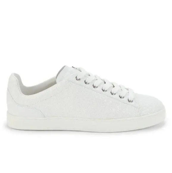 Stuart Weitzman white glitter sneakers - Picture 2 of 7